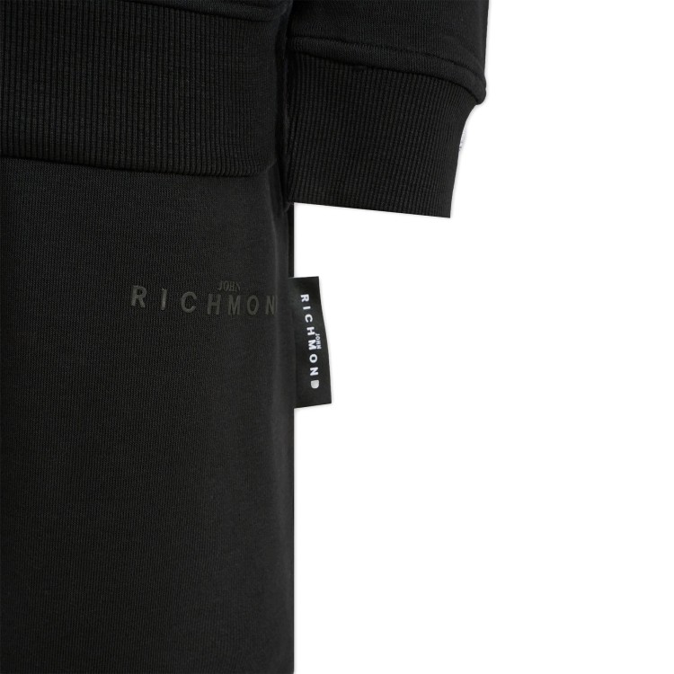 JOHN RICHMOND Tuta sportiva nera con logo bambino
