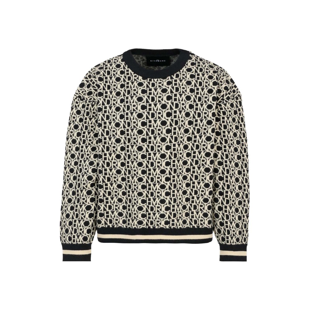 JOHN RICHMOND Maglione nero...