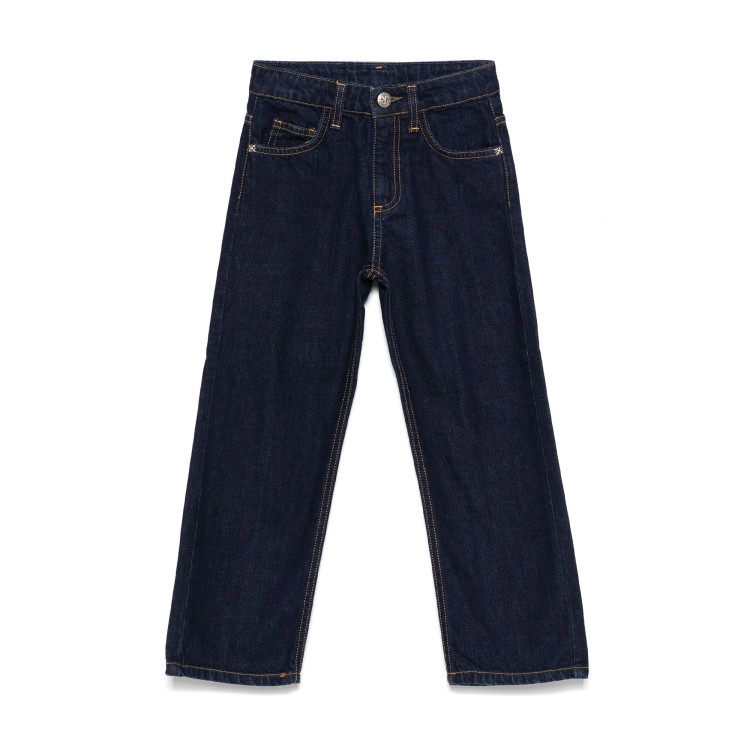 JOHN RICHMOND Jeans blu con logo stampato bambino
