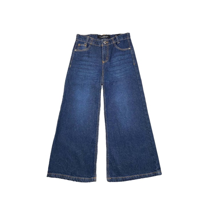 JOHN RICHMOND Jeans blu a zampa bambina