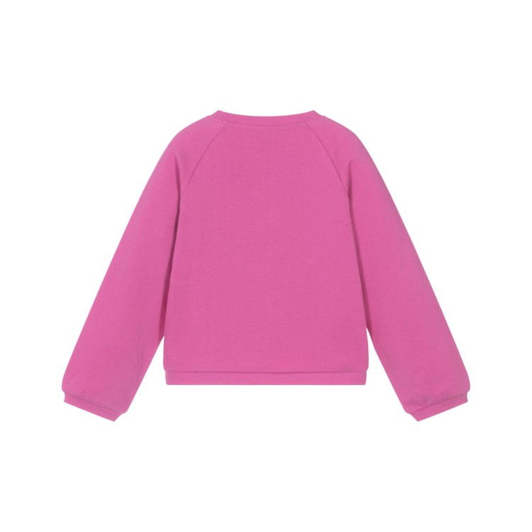 STELLA McCARTNEY Felpa fucsia con stampa bambina