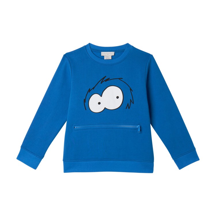 STELLA McCARTNEY Felpa azzurra interattiva bambino
