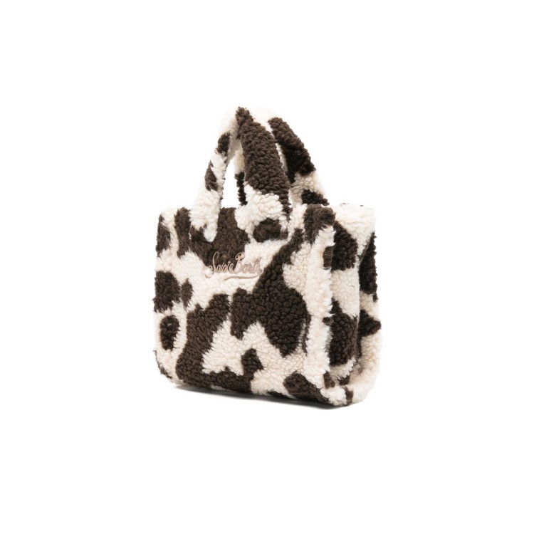 SAINT BARTH Borsa Vanity Mini muccata teddy bambina