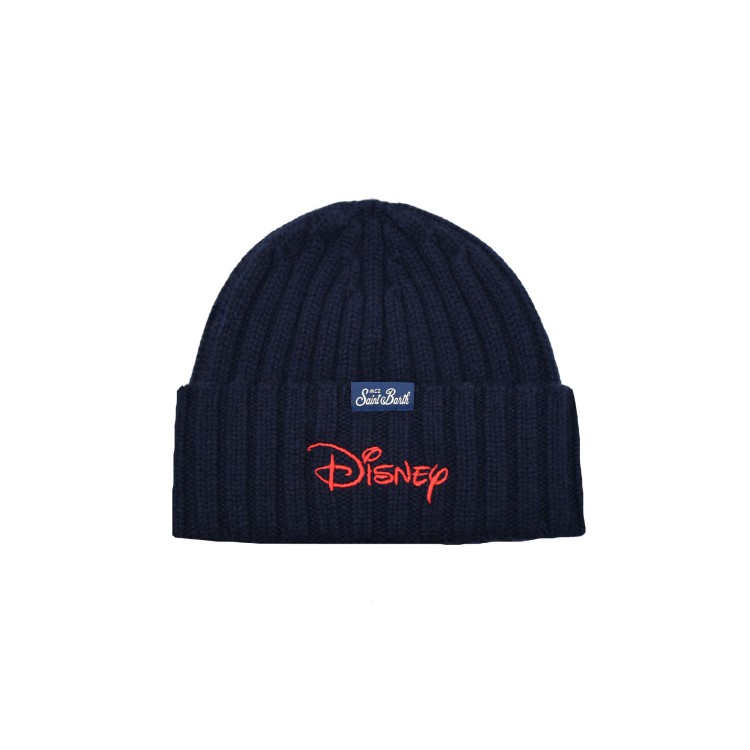 SAINT BARTH Cappello blu navy a coste Topolino bambini