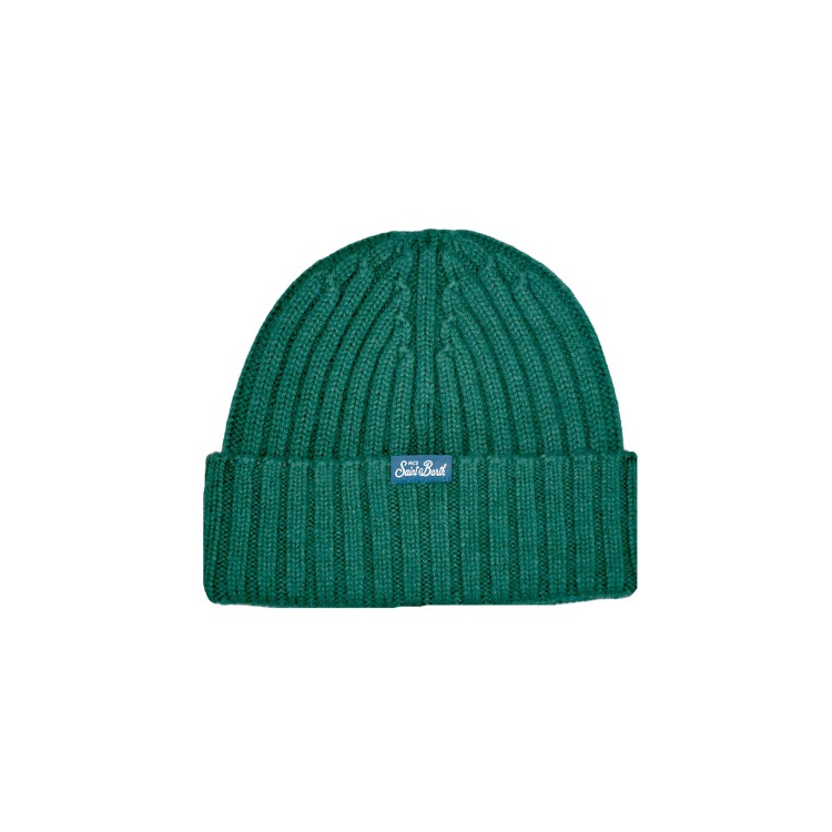 SAINT BARTH Cappello verde "It's cold" Snoopy  bambini