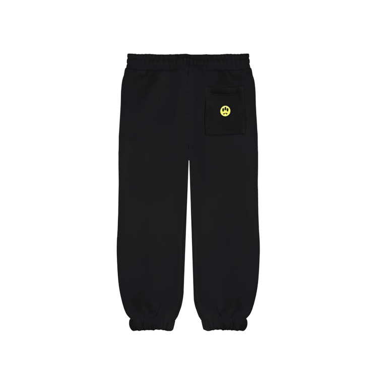 BARROW Pantaloni neri in felpa con logo bambini