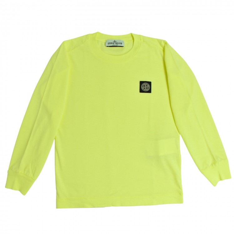 STONE ISLAND T-shirt gialla bambino