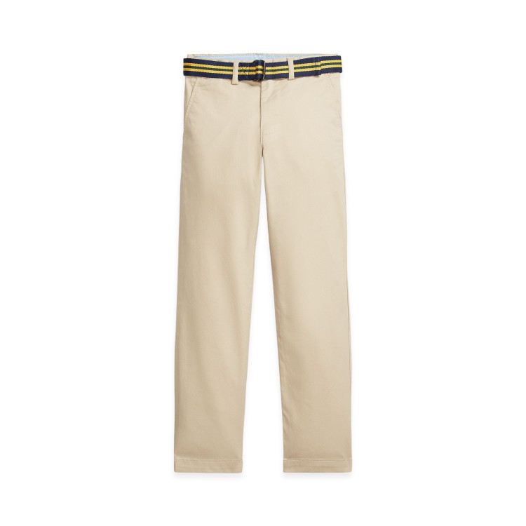 RALPH LAUREN Pantaloni beige slim fit bambino