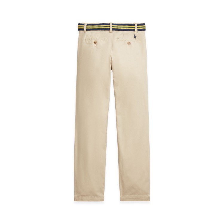 RALPH LAUREN Pantaloni beige slim fit bambino
