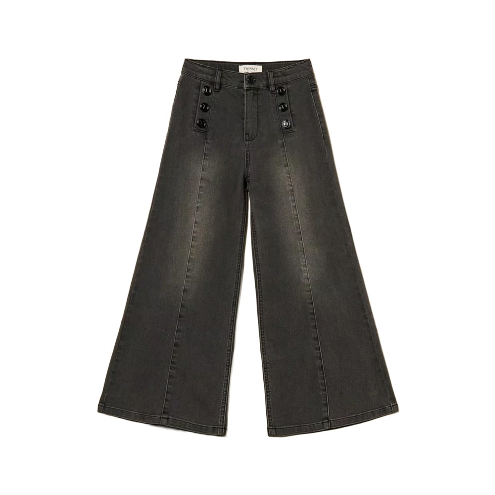 TWIN-SET Jeans grigio scuro...