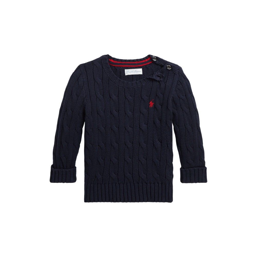 RALPH LAUREN Maglia navy a...