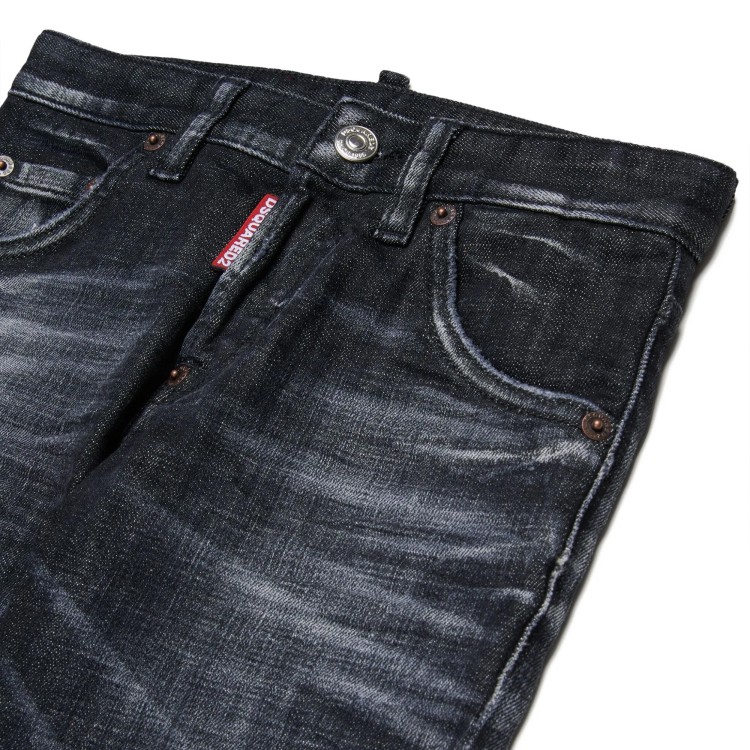 DSQUARED Jeans neri Cool Guy bambino