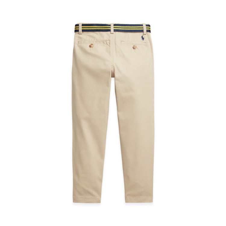 RALPH LAUREN Pantaloni beige slim fit bambino