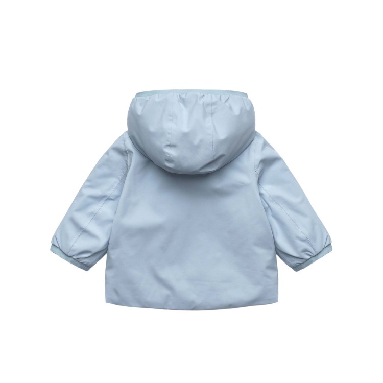 K-WAY Giacca celeste e bianca reversibile neonato