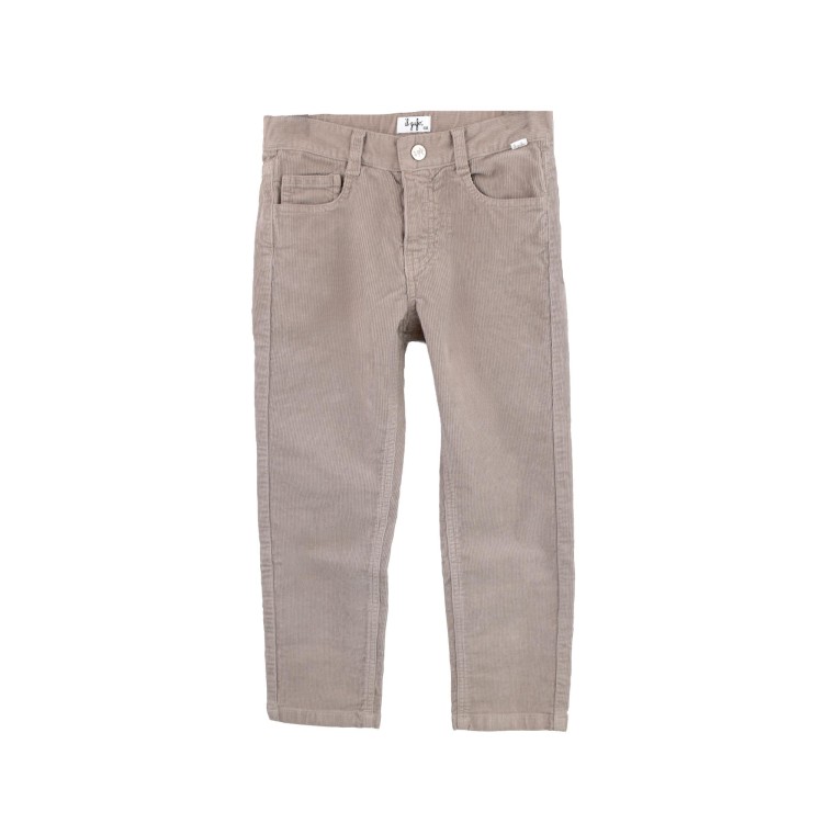 IL GUFO Pantaloni sabbia in velluto a costine bambino