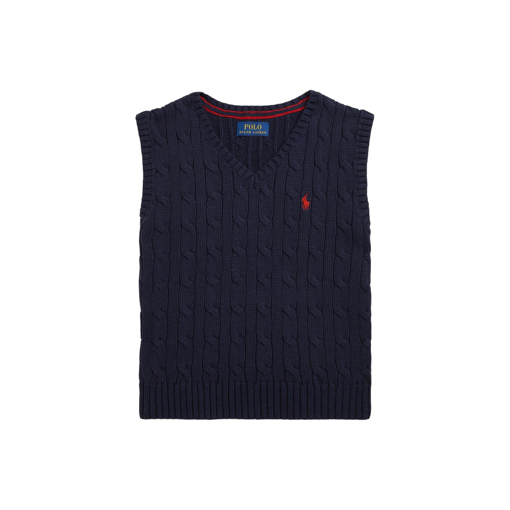 RALPH LAUREN Gilet navy in...