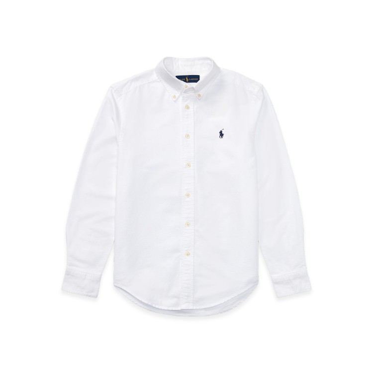 RALPH LAUREN Camicia bianca slim bambino