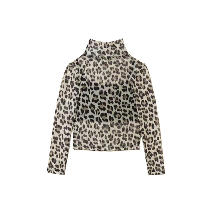 TWIN-SET Lupetto in tulle leopardato con top bambina