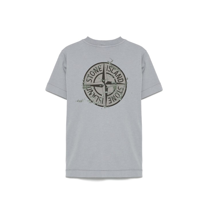 STONE ISLAND T-shirt polvere con stampa bambini