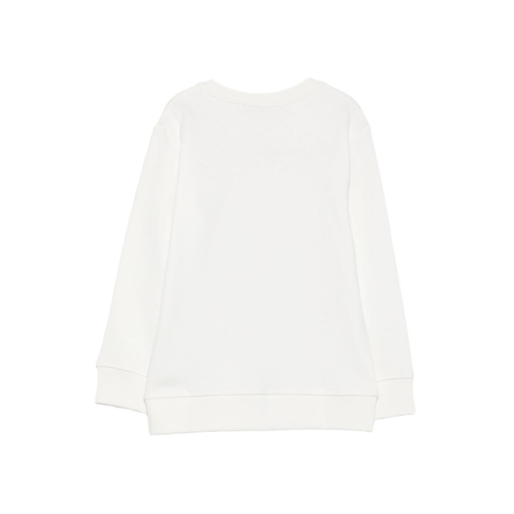 STELLA McCARTNEY Felpa bianca con stampa multicolor bambina