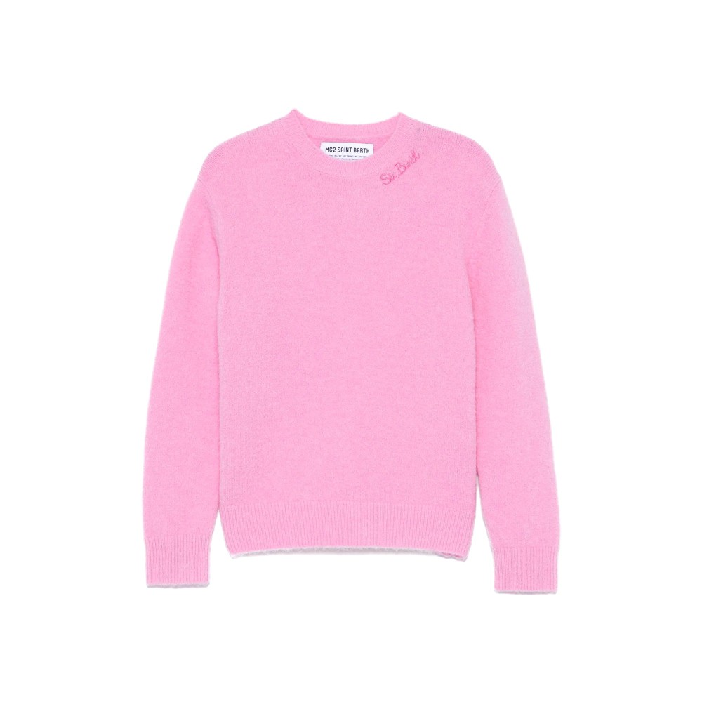 SAINT BARTH Maglione rosa...