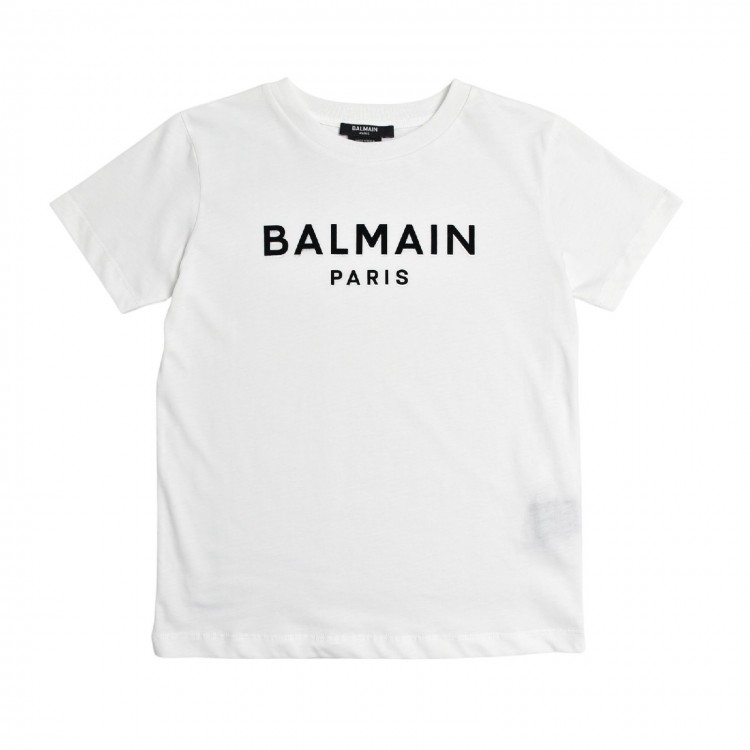 BALMAIN T-shirt bianca bambina