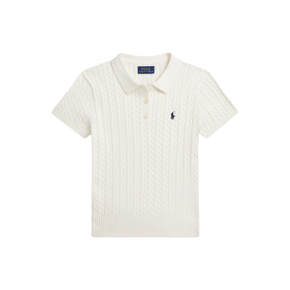 RALPH LAUREN Polo bianca in...