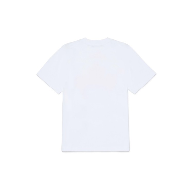 DSQUARED T-shirt bianca con stampa logo bambino