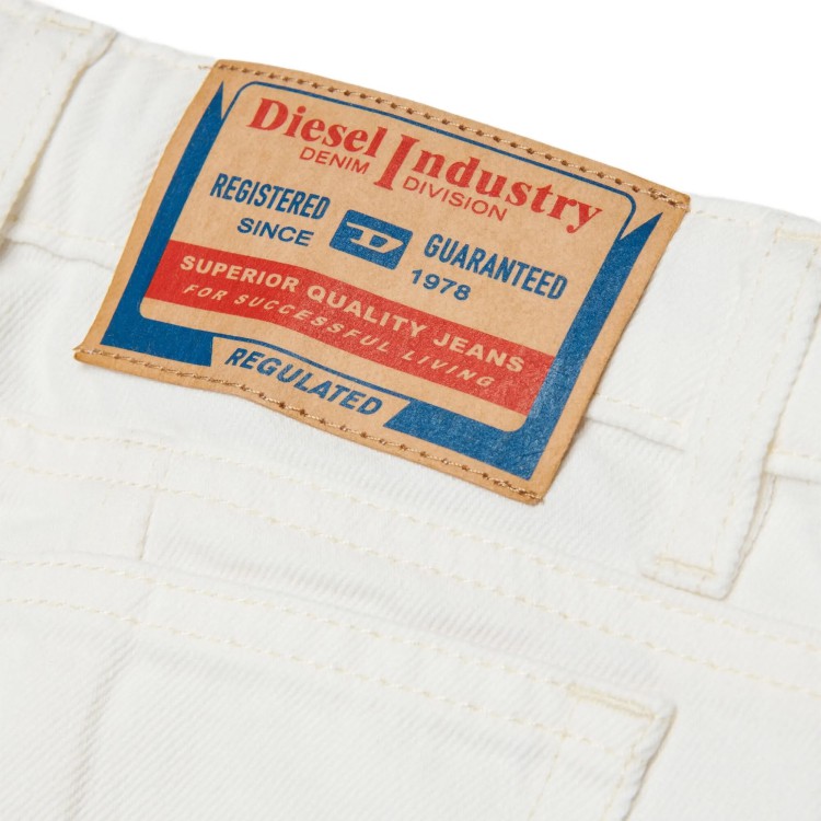 DIESEL Jeans bianchi a zampa bambina