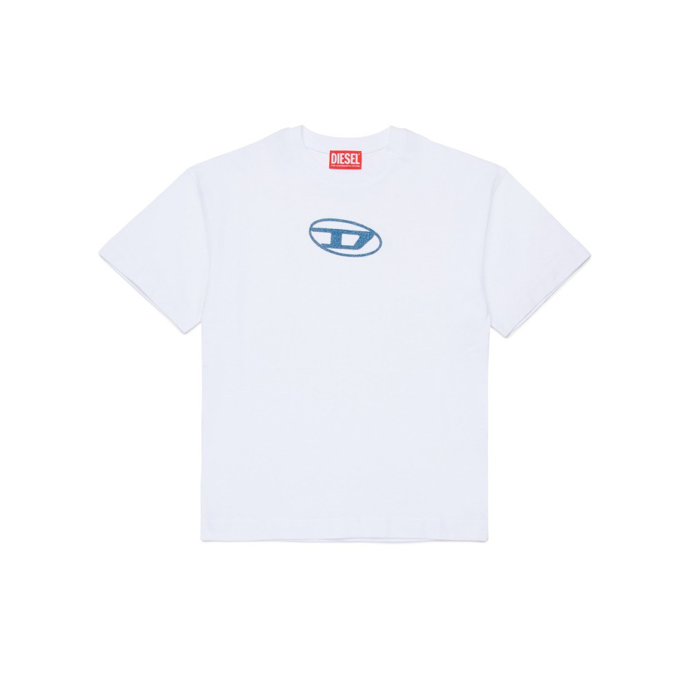 DIESEL T-shirt bianca con...