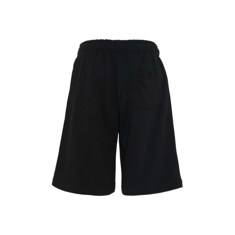 DIESEL Shorts neri con logo bambino