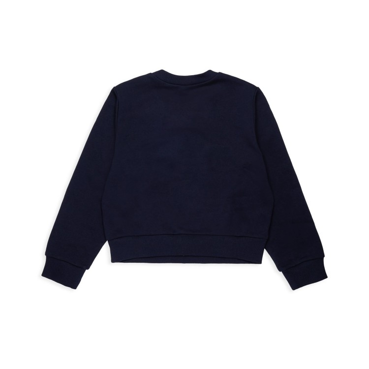 MAX&CO Felpa girocollo blu navy bambina