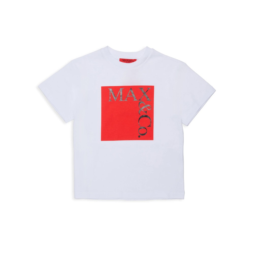 MAX&CO T-shirt bianca logo...