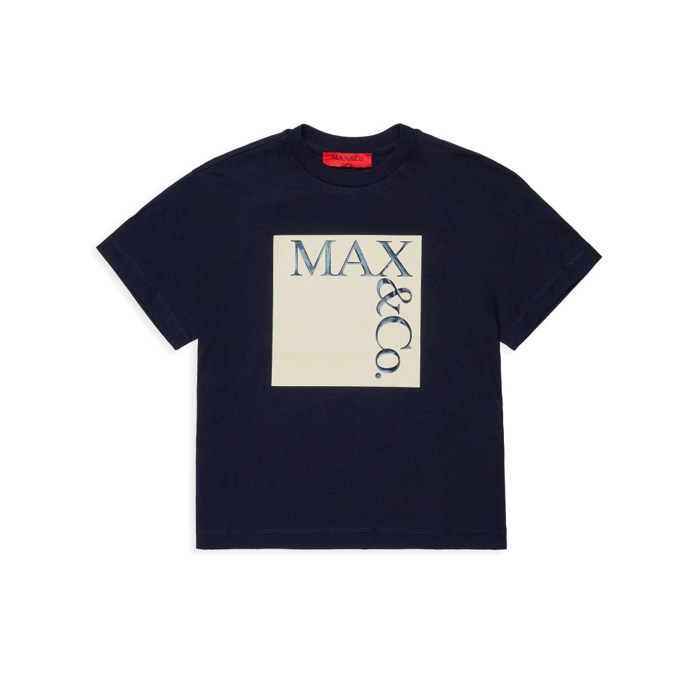 MAX&CO T-shirt blu navy...
