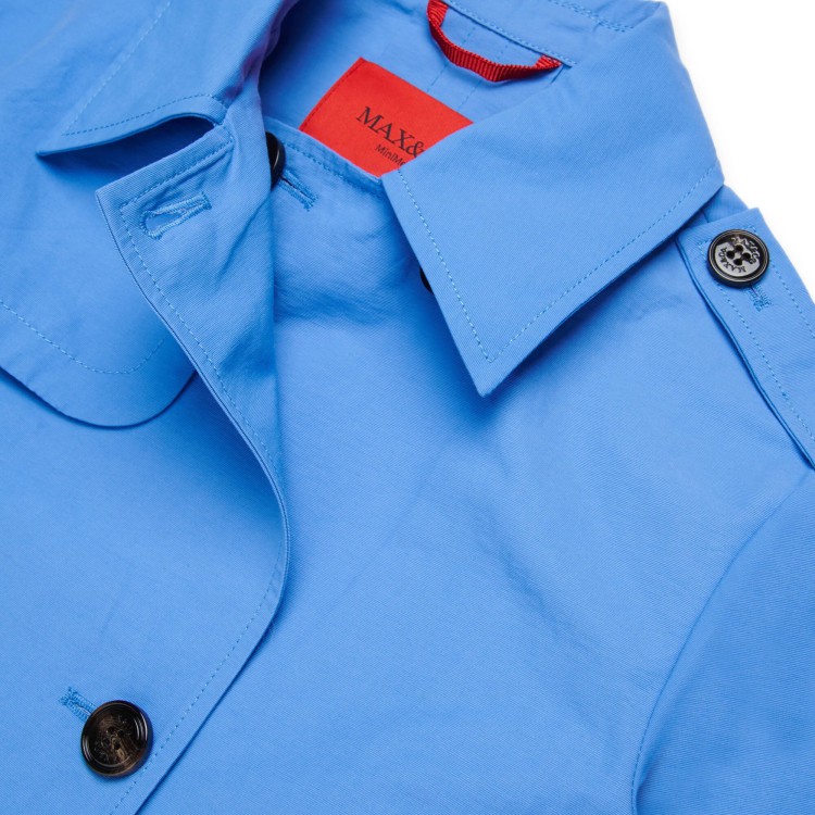 MAX&CO Giacca azzurra doppiopetto bambina