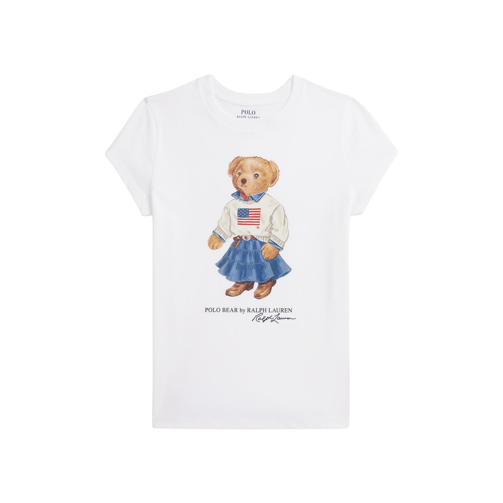 RALPH LAUREN T-shirt bianca...