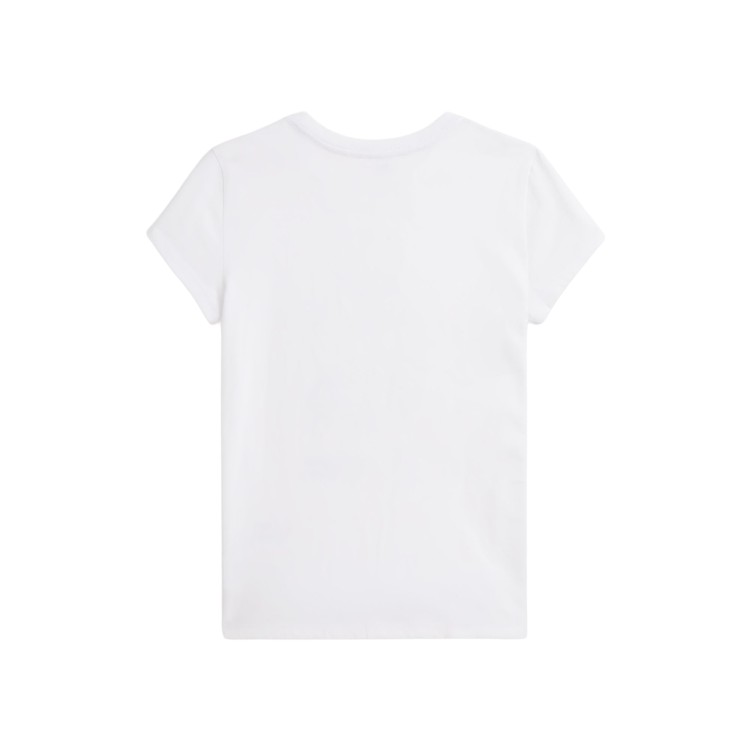 RALPH LAUREN T-shirt bianca Polo Bear bambina