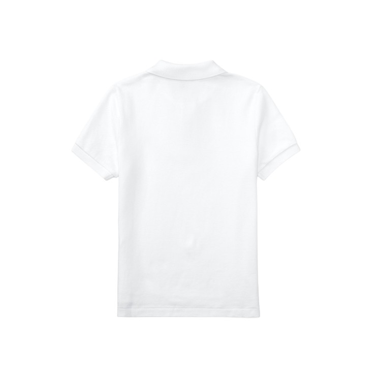 RALPH LAUREN Polo bianca in piqué bambino