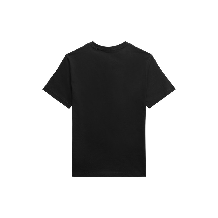 RALPH LAUREN T-shirt nera Pony rosso bambini