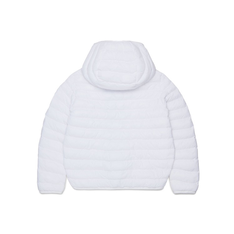 DSQUARED Giubbotto bianco con cappuccio bambino