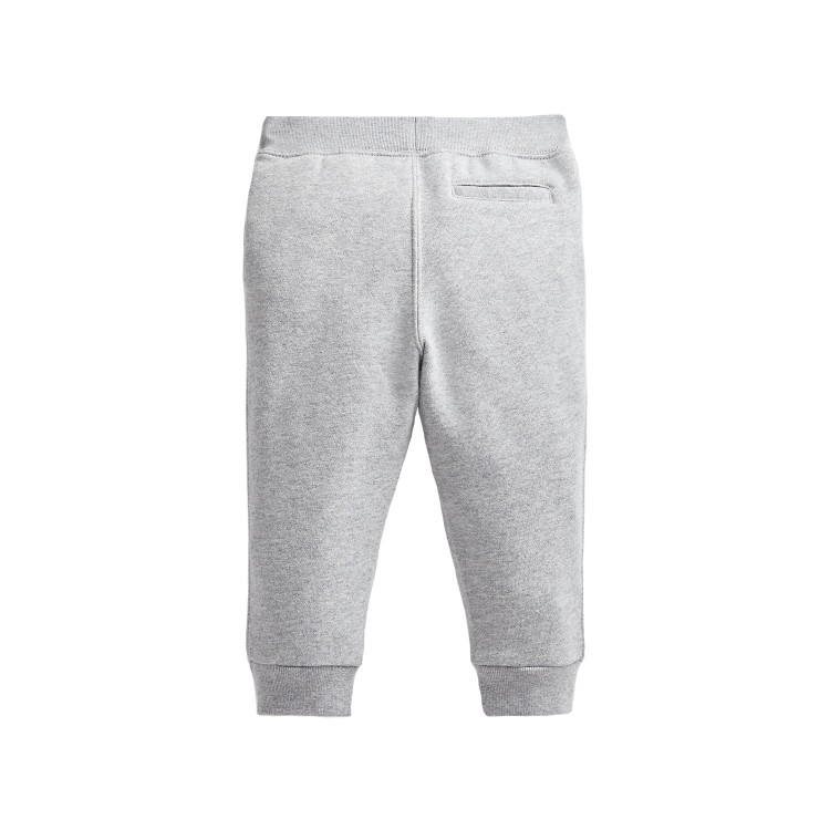 RALPH LAUREN Pantalone grigio neonato