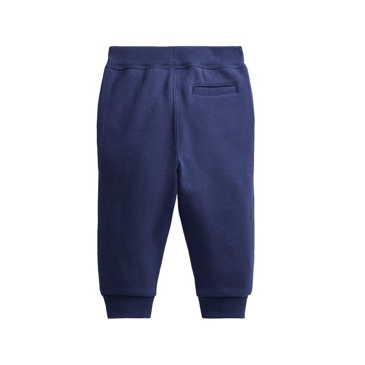 RALPH LAUREN Pantalone blu neonato