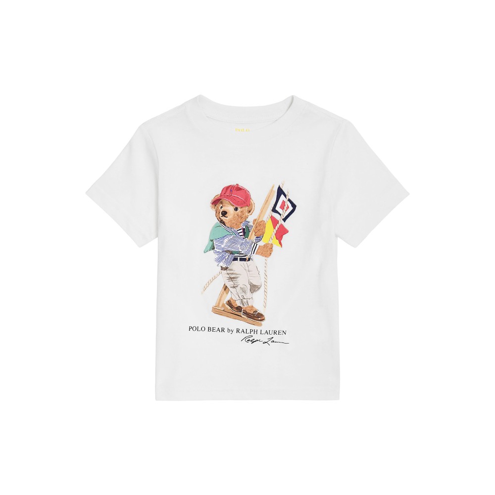 RALPH LAUREN T-shirt bianca...