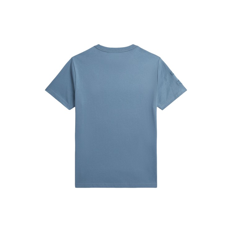 RALPH LAUREN T-shirt azzurra Big Pony bambini