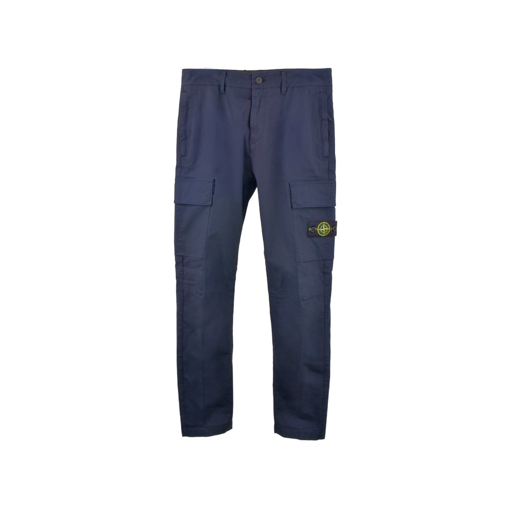 STONE ISLAND Pantaloni blu...