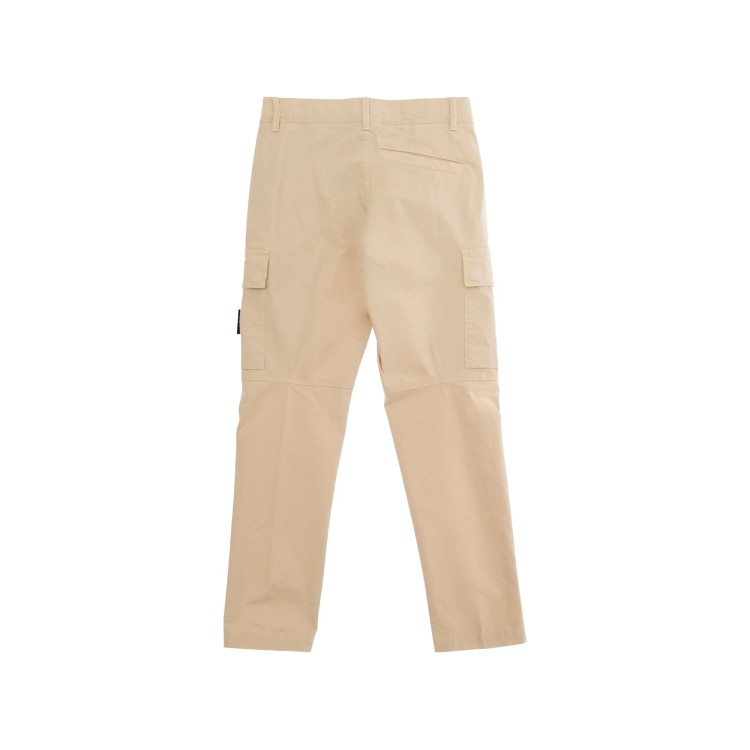 STONE ISLAND Pantaloni beige regular bambino