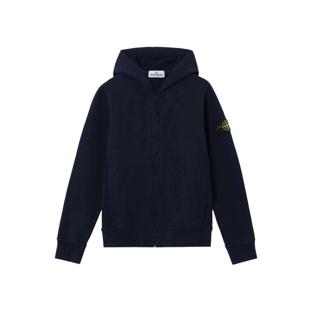 STONE ISLAND Felpa blu navy...