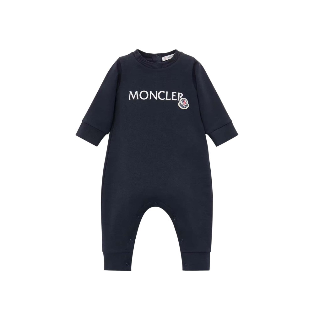 MONCLER Tutina blu navy in...