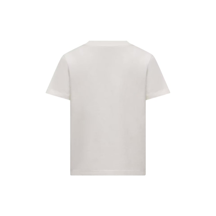 MONCLER T-shirt bianca con logo bambini