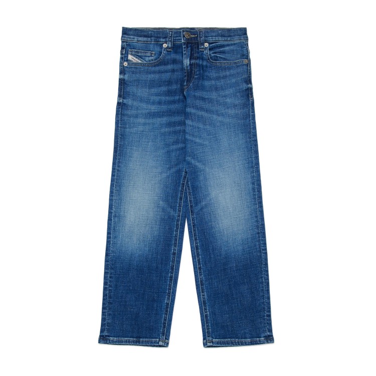 DIESEL Jeans blu relaxed slavato bambini